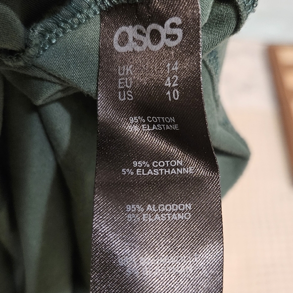 ASOS Midi Dress with Short Sleeves - Picture 6 of 6